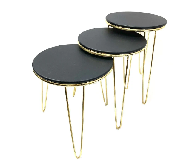 Translation missing: en.Black Nesting Coffee Table (Set of 3)